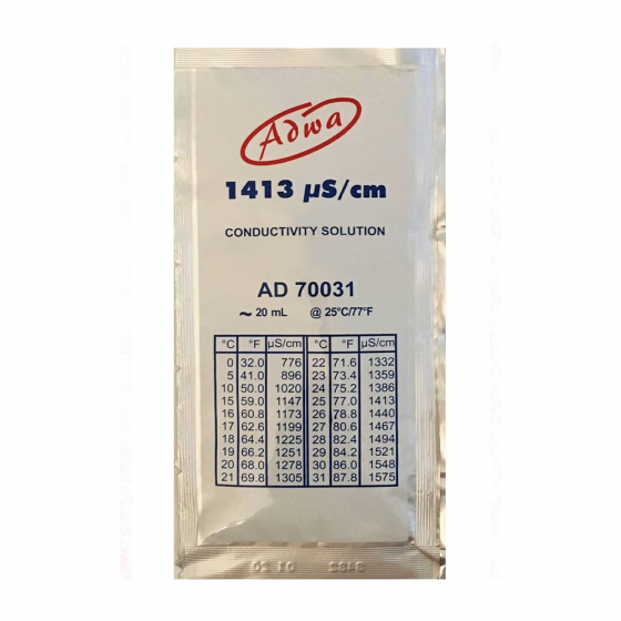 Adwa 1413 µS/cm EC Kalibráló Folyadék 20 ml